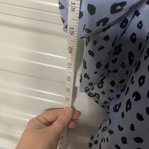 (1026) blue Lush Ls Shirt, Large - Picture 6 of 7